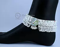 Silver Anklets for Western Wear Silver Anklets for Western Wear