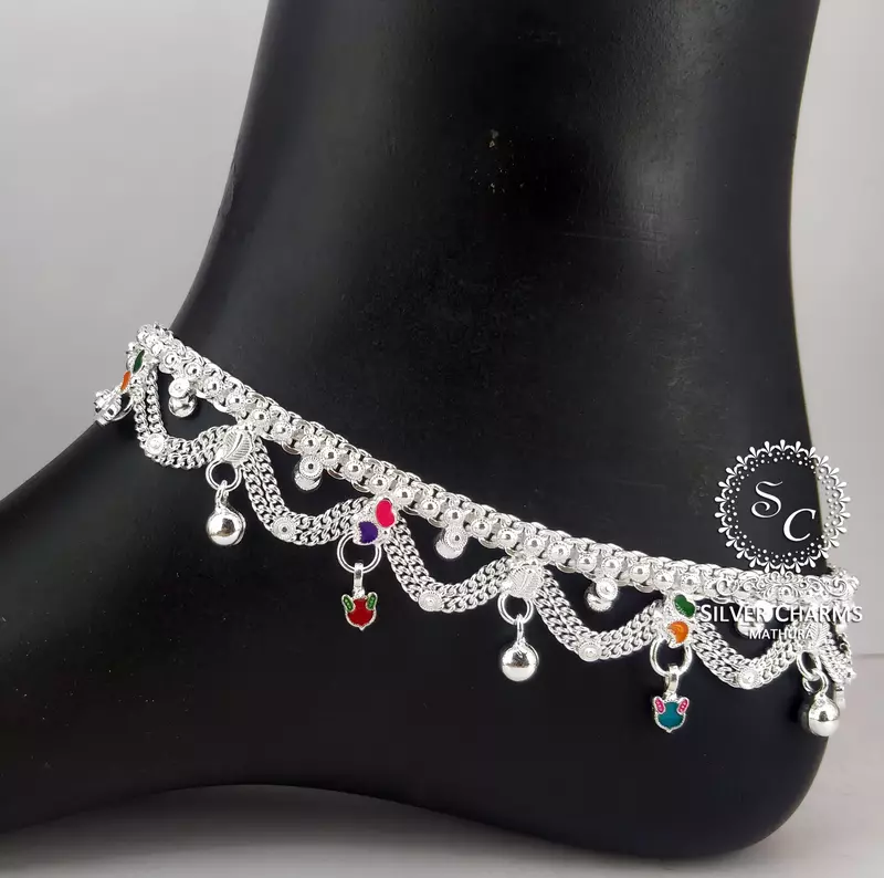 Silver Payal Leg Chain Silver Payal Leg Chain