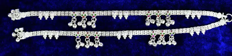 Traditional silver kolusu anklet Traditional silver kolusu anklet